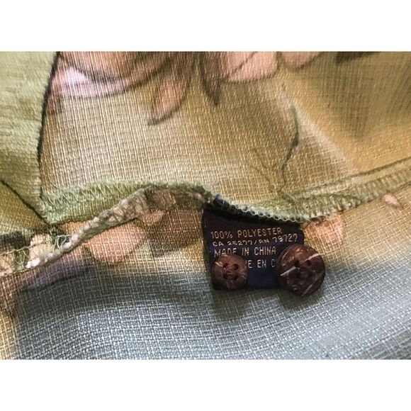 Maui Maui Mens XL Hawaiian Shirt‎ Floral Button Short  Sleeve - Picture 4 of 4